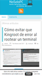 Mobile Screenshot of nosolopc.com